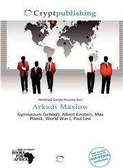 Arkadi Maslow,6137285677,9786137285671