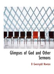 Glimpses of God and Other Sermons,1140246607,9781140246602