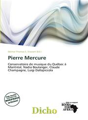 Pierre Mercure,6200719225,9786200719225