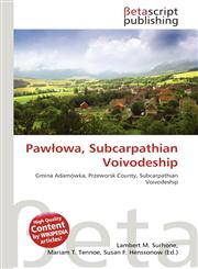 Pawłowa, Subcarpathian Voivodeship,6135048953,9786135048957