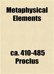 Metaphysical Elements,1151741841,9781151741844