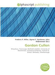 Gordon Cullen,6134261890,9786134261890