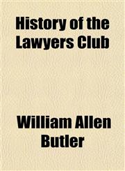 History of the Lawyers Club,1152180584,9781152180581