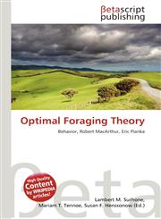 Optimal Foraging Theory,6135475304,9786135475302