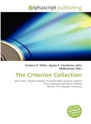 The Criterion Collection,6134297054,9786134297059