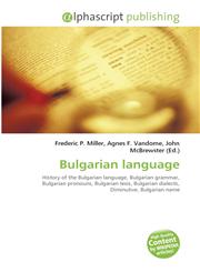 Bulgarian Language,6130042167,9786130042165