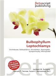 Bulbophyllum Leptochlamys,6136242095,9786136242095