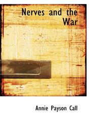 Nerves and the War,1116942054,9781116942057