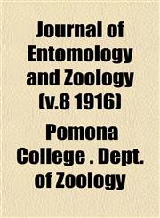 Journal of Entomology and Zoology (v.8 1916),1152978527,9781152978522