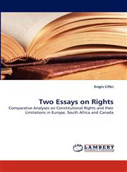 Two Essays on Rights,3843383561,9783843383561