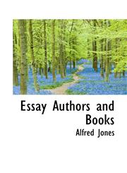 Essay Authors and Books,1110846266,9781110846269