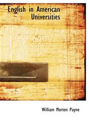 English in American Universities,1115507052,9781115507059
