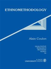 Ethnomethodology,0803947771,9780803947771