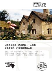 George Kemp, 1st Baron Rochdale,6137895173,9786137895177