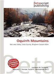 Oquirrh Mountains,6136001454,9786136001456
