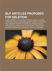 BLP articles proposed for deletion Elena Ferretti, Hilton Root, Frank Jensen, painter, Emmanuel Ordaz, Howard Graham, Susan Loughhead,1233068784,9781233068784