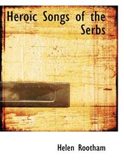 Heroic Songs of the Serbs,1117532763,9781117532769