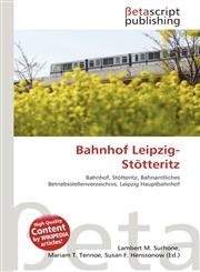 Bahnhof Leipzig-Stötteritz,6134660175,9786134660174