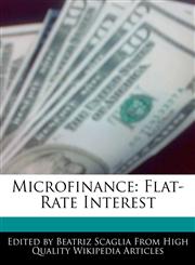Microfinance Flat-Rate Interest,1170064752,9781170064757