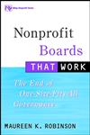 Nonprofit Boards That Work The End of One-Size-Fits-All Governance 1st Edition,0471354325,9780471354321