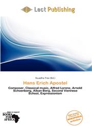 Hans Erich Apostel,6138084373,9786138084372