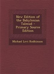 New Edition of the Babylonian Talmud - Primary Source Edition,1293763330,9781293763339