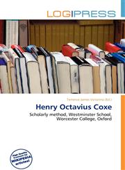 Henry Octavius Coxe,6136902850,9786136902852