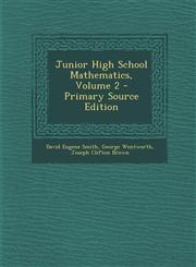 Junior High School Mathematics, Volume 2 - Primary Source Edition,1294295055,9781294295051