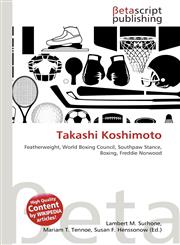 Takashi Koshimoto,6134433438,9786134433433
