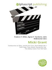 Micki Grant,6134282065,9786134282062
