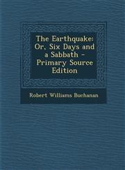 Earthquake Or, Six Days and a Sabbath,1289568057,9781289568054