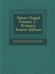 Salem Chapel Volume 2 - Primary Source Edition,1293468649,9781293468647