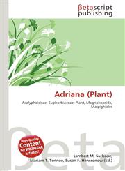 Adriana (Plant),6134870501,9786134870504