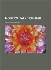 Modern Italy 1738-1898,1150876379,9781150876370