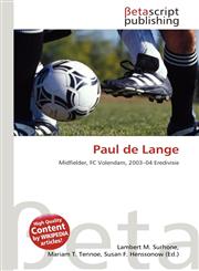 Paul de Lange,6134461822,9786134461825