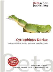 Cyclophiops Doriae,6135179608,9786135179606