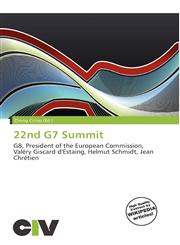 22nd G7 Summit,6135845128,9786135845129