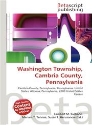 Washington Township, Cambria County, Pennsylvania,6134457957,9786134457958