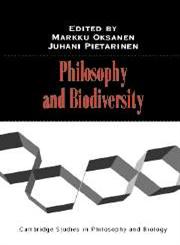 Philosophy and Biodiversity,0521804302,9780521804301