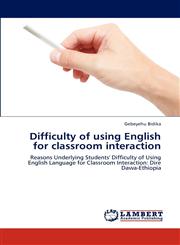 Difficulty of using English for classroom interaction,3848442914,9783848442911