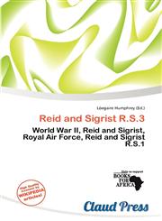Reid and Sigrist R.S.3,6200955751,9786200955753