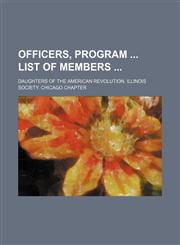 Officers, program  list of members,1130757544,9781130757545
