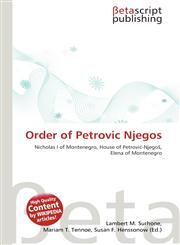 Order of Petrovic Njegos,6136078244,9786136078243