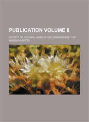 Publication Volume 8,1152553887,9781152553880