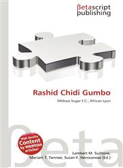 Rashid Chidi Gumbo,6134467871,9786134467872