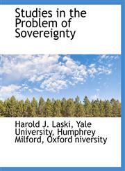 Studies in the Problem of Sovereignty,1140632140,9781140632146