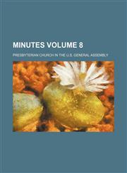 Minutes Volume 8,1153034018,9781153034012