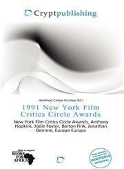 1991 New York Film Critics Circle Awards,6137087727,9786137087725