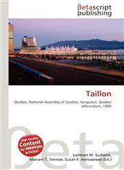 Taillon,613484098X,9786134840989