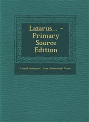 Lazarus... - Primary Source Edition,1293621501,9781293621509